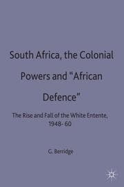 Cover von South Africa, the Colonial Powers and African Defence