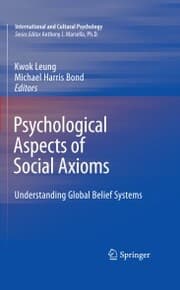 Cover von Psychological Aspects of Social Axioms