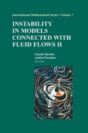 Cover von Instability in Models Connected with Fluid Flows II