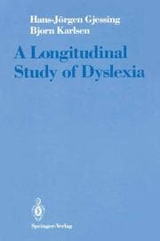 Cover von A Longitudinal Study of Dyslexia