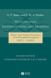 Cover von Wittgenstein: Understanding and Meaning