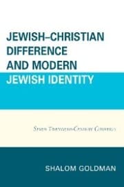 Cover von Jewish-Christian Difference and Modern Jewish Identity