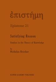 Cover von Satisfying Reason