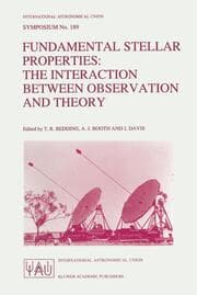 Cover von Fundamental Stellar Properties: The Interaction between Observation and Theory