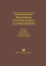 Cover von Homocysteine Metabolism: From Basic Science to Clinical Medicine