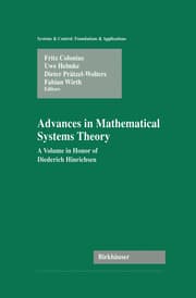 Cover von Advances in Mathematical Systems Theory