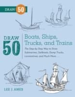 Cover von Draw 50 Boats, Ships, Trucks, and Trains