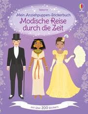 Cover von Mein Anziehpuppen-Stickerbuch: Modische Reise durch die Zeit