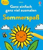 Cover von Kleine Kreativ-Werkstatt - Ganz einfach ganz viel ausmalen: Sommerspaß