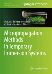 Cover von Micropropagation Methods in Temporary Immersion Systems