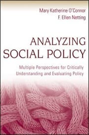 Cover von Analyzing Social Policy