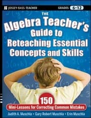 Cover von The Algebra Teacher's Guide to Reteaching Essential Concepts and Skills