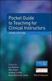 Cover von Pocket Guide to Teaching for Clinical Instructors