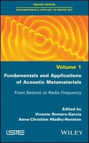Cover von Fundamentals and Applications of Acoustic Metamaterials