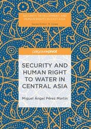 Cover von Security and Human Right to Water in Central Asia