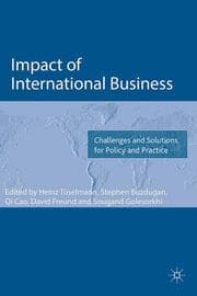 Cover von Impact of International Business