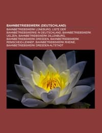 Cover von Bahnbetriebswerk (Deutschland)