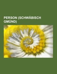 Cover von Person (Schwäbisch Gmünd)