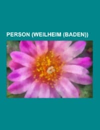 Cover von Person (Weilheim (Baden))