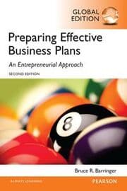 Cover von Preparing Effective Business Plans: An Entrepreneurial Approach, Global Edition