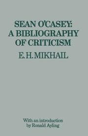Cover von Sean OCasey: A Bibliography of Criticism