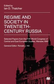 Cover von Regime and Society in Twentieth-Century Russia