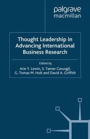 Cover von Thought Leadership in Advancing International Business Research