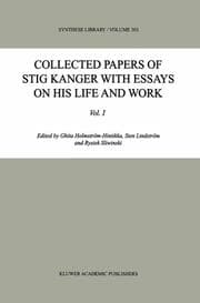 Cover von Collected Papers of Stig Kanger with Essays on his Life and Work Volume I
