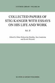 Cover von Collected Papers of Stig Kanger with Essays on his Life and Work Volume II