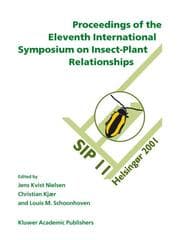Cover von Proceedings of the Eleventh International Symposium on Insect-Plant Relationships