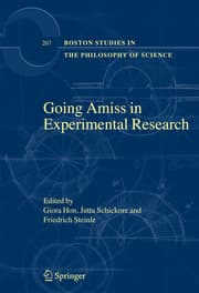 Cover von Going Amiss in Experimental Research