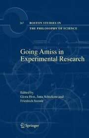 Cover von Going Amiss in Experimental Research