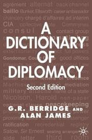 Cover von A Dictionary of Diplomacy