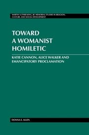 Cover von Toward a Womanist Homiletic