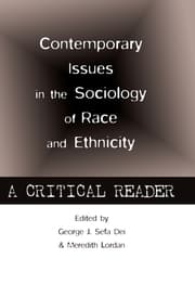 Cover von Contemporary Issues in the Sociology of Race and Ethnicity