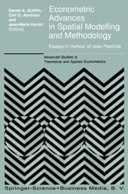 Cover von Econometric Advances in Spatial Modelling and Methodology