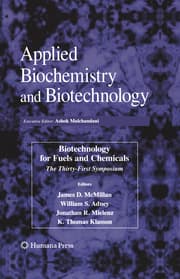 Cover von Biotechnology for Fuels and Chemicals