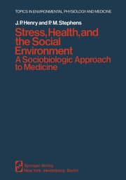 Cover von Stress, Health, and the Social Environment