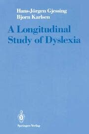 Cover von A Longitudinal Study of Dyslexia
