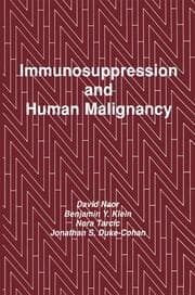 Cover von Immunosuppression and Human Malignancy