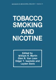 Cover von Tobacco Smoking and Nicotine