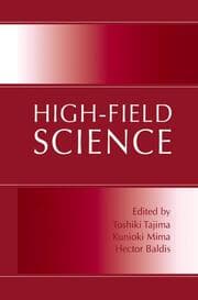 Cover von High-Field Science