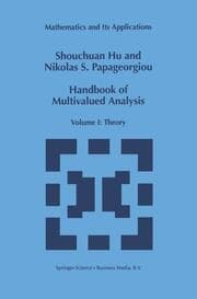 Cover von Handbook of Multivalued Analysis