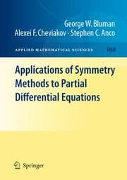 Cover von Applications of Symmetry Methods to Partial Differential Equations
