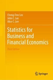 Cover von Statistics for Business and Financial Economics