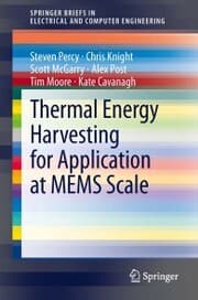 Cover von Thermal Energy Harvesting for Application at MEMS Scale