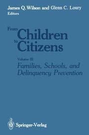 Cover von Families, Schools, and Delinquency Prevention