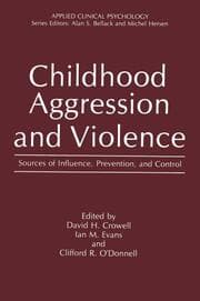 Cover von Childhood Aggression and Violence
