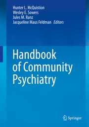 Cover von Handbook of Community Psychiatry