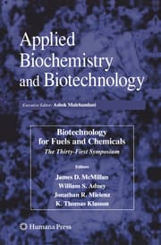 Cover von Biotechnology for Fuels and Chemicals